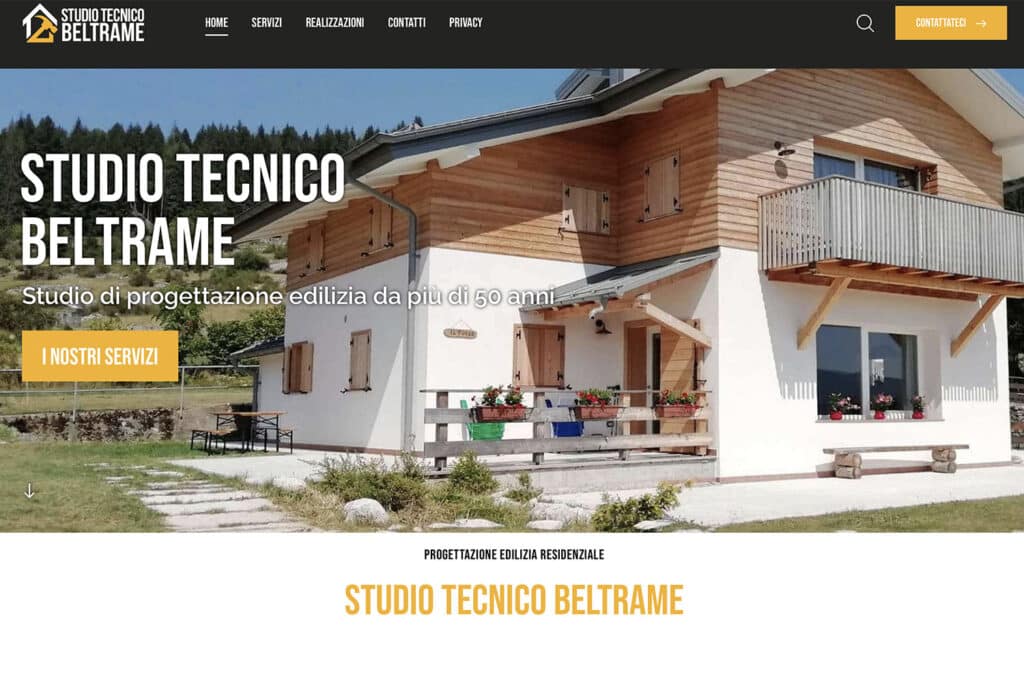 Sito Internet Studio Tecnico Beltrame