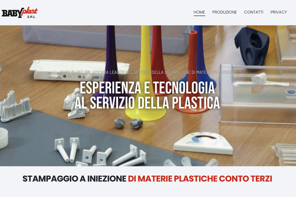 Sito Internet Baby Plast