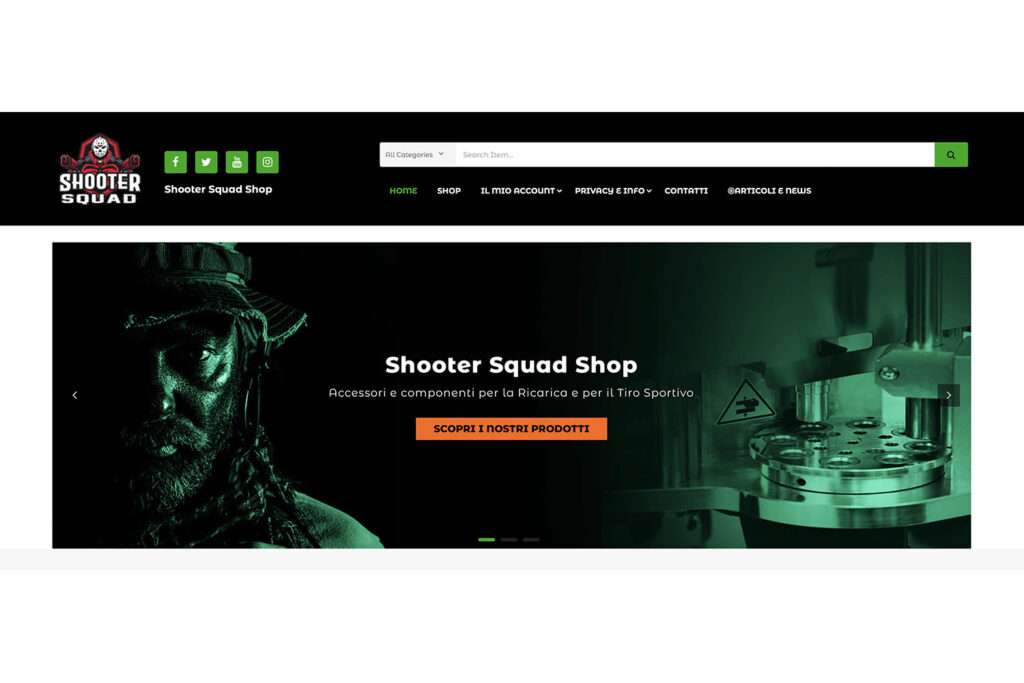 Sito Internet Shooter-Squad