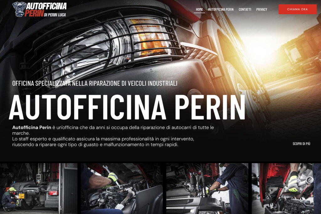 Sito Internet Autofficina Perin Luca