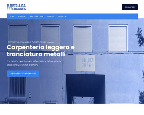 Sito Internet Metallica Euganea