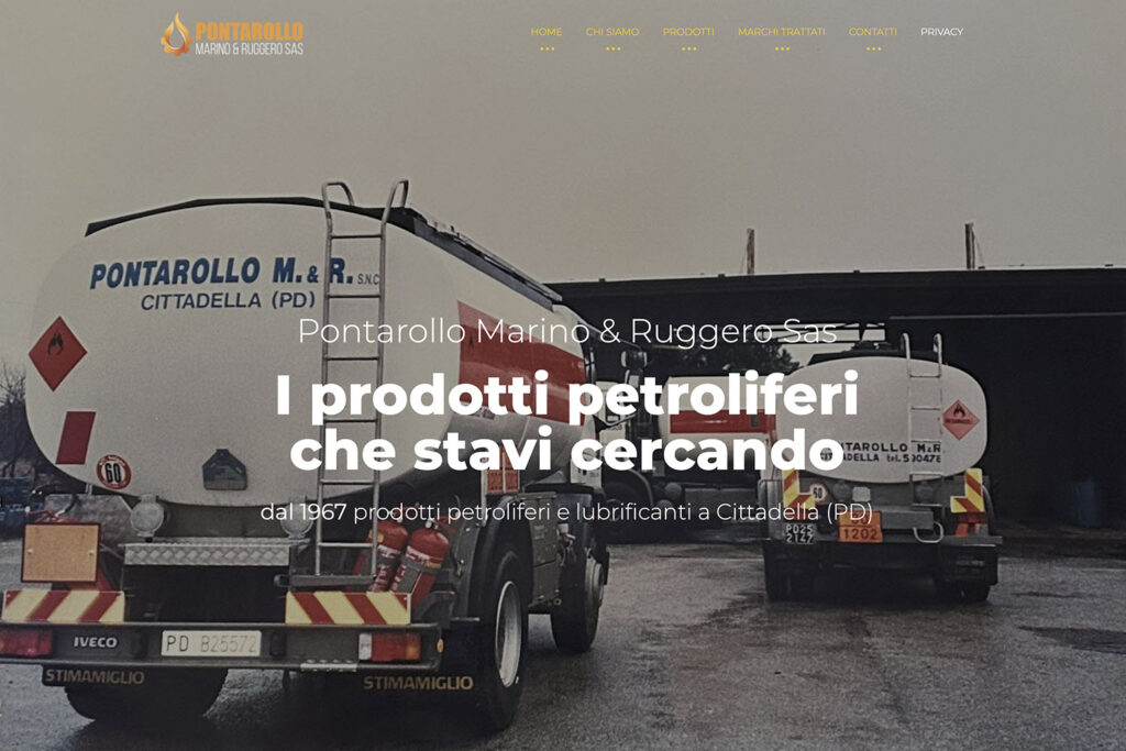 Sito Internet Pontarollo Marino Ruggero