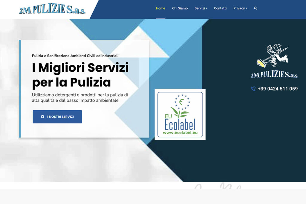 Sito Internet 2M Pulizie