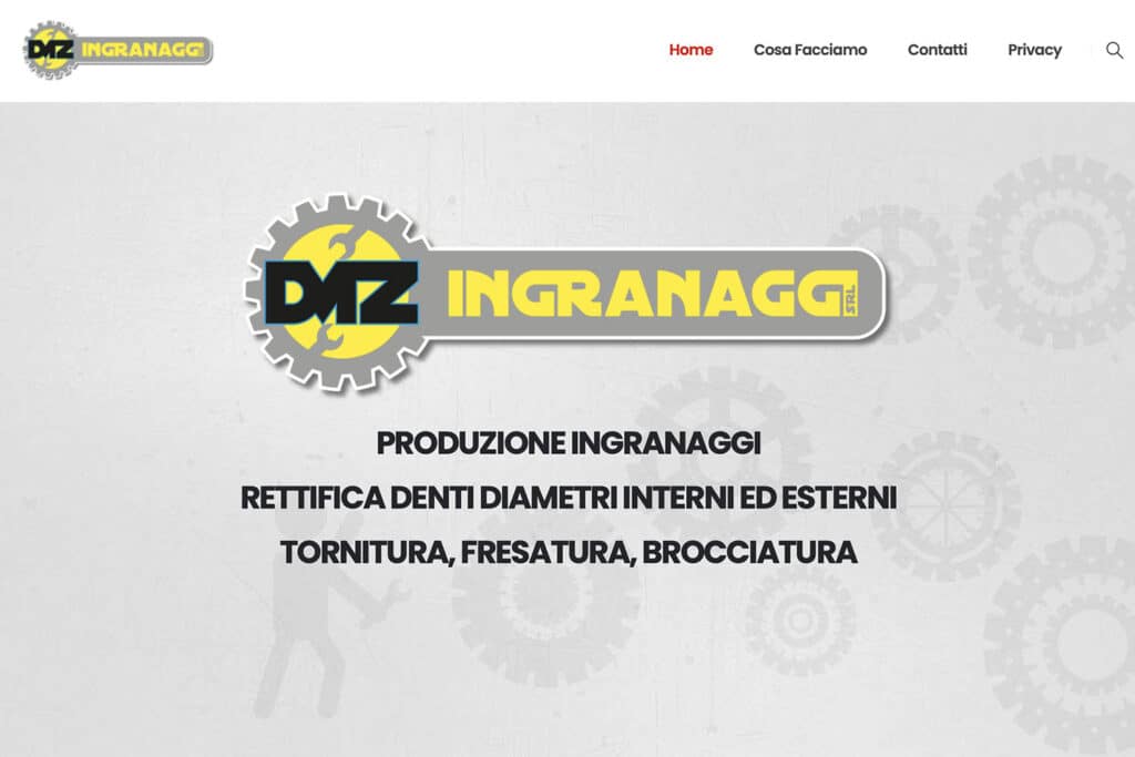 Sito Internet DMZ Ingranaggi