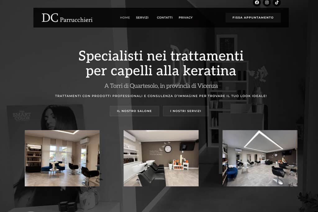 Sito Internet DC Parrucchieri