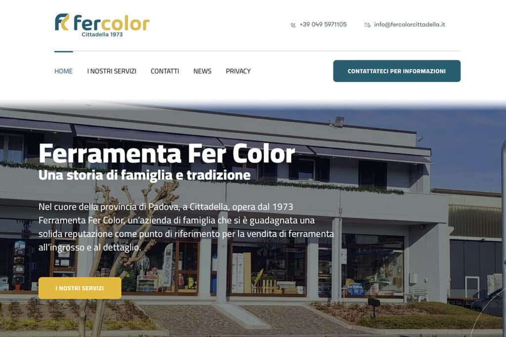 Sito Internet Fer Color Cittadella