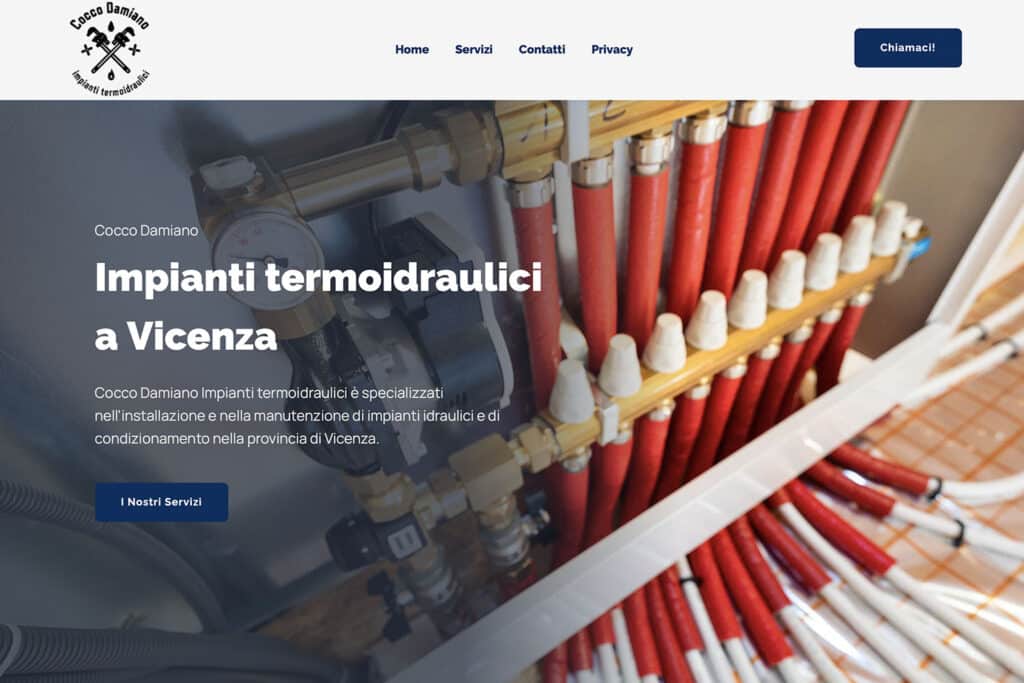 Sito Internet Impianti Termoidraulici Cocco Damiano