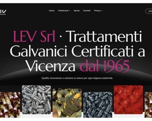 Sito Internet Lev Galvanica