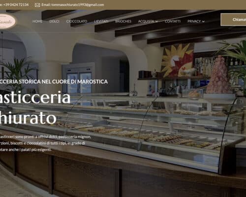 Sito Internet Pasticceria Chiurato