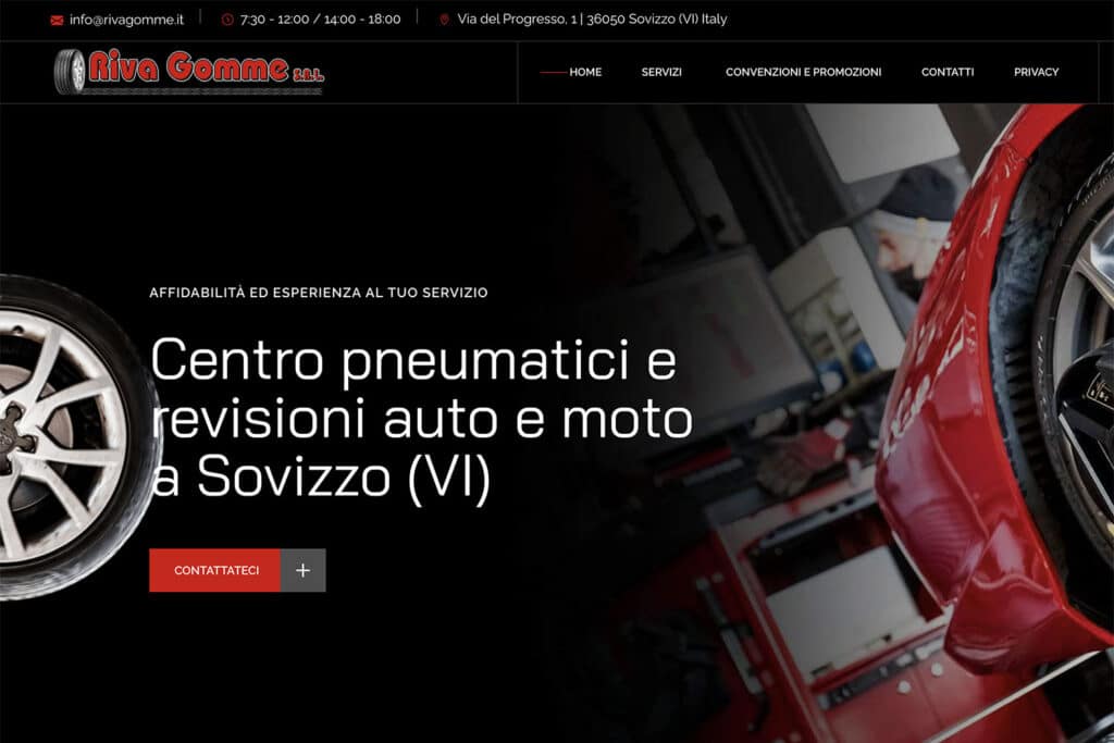 Sito Internet Riva Gomme