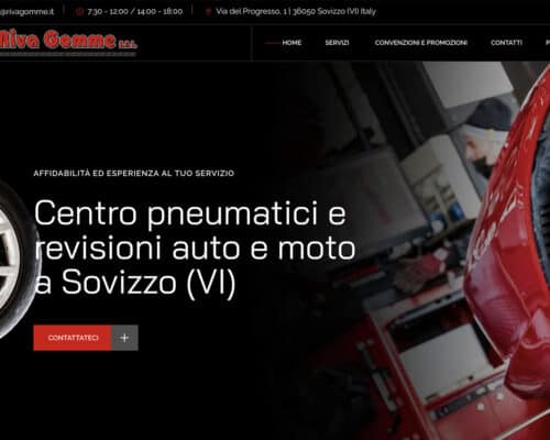 Sito Internet Riva Gomme
