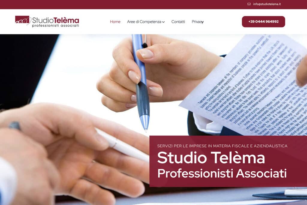 Sito Internet Studio Telema