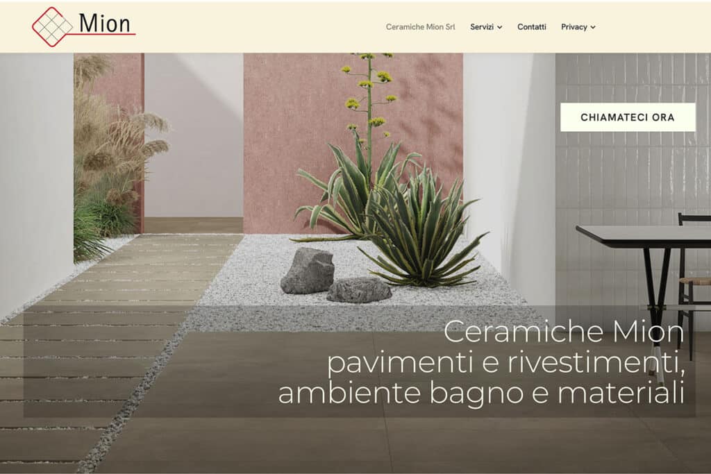 Sito Internet Ceramiche Mion