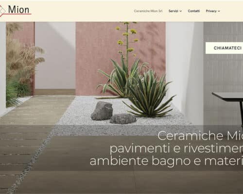 Sito Internet Ceramiche Mion