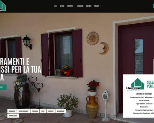 Sito Internet Duesse Serramenti