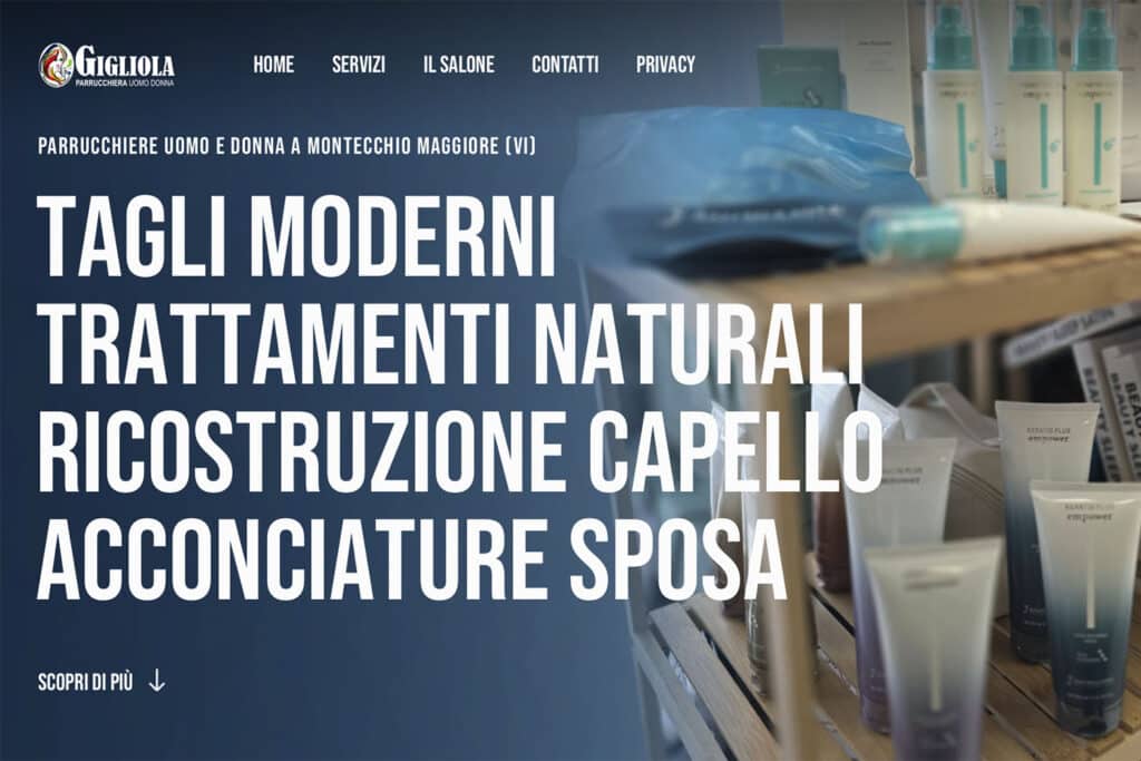 Sito Internet Regola Gigliola Parrucchiera